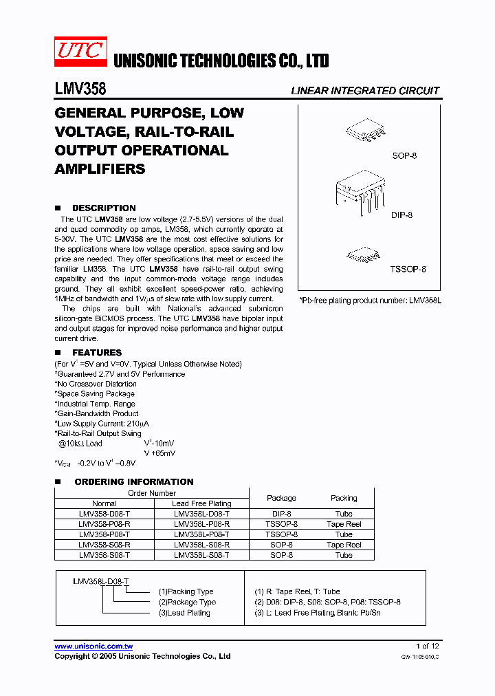 LMV358-D08-T_748894.PDF Datasheet