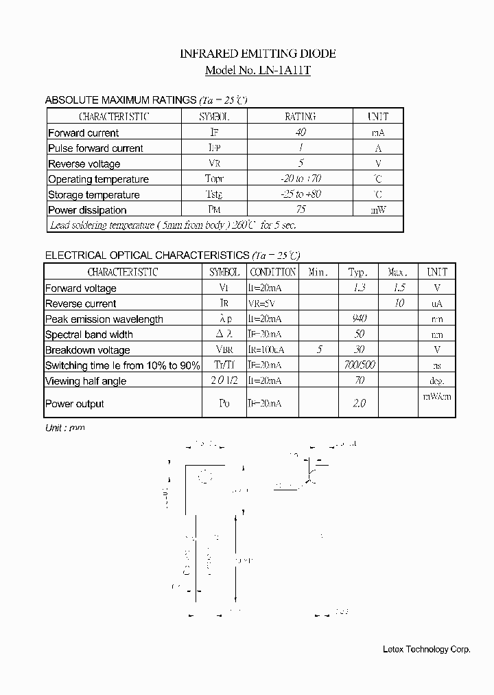 LN-1A11_1266392.PDF Datasheet