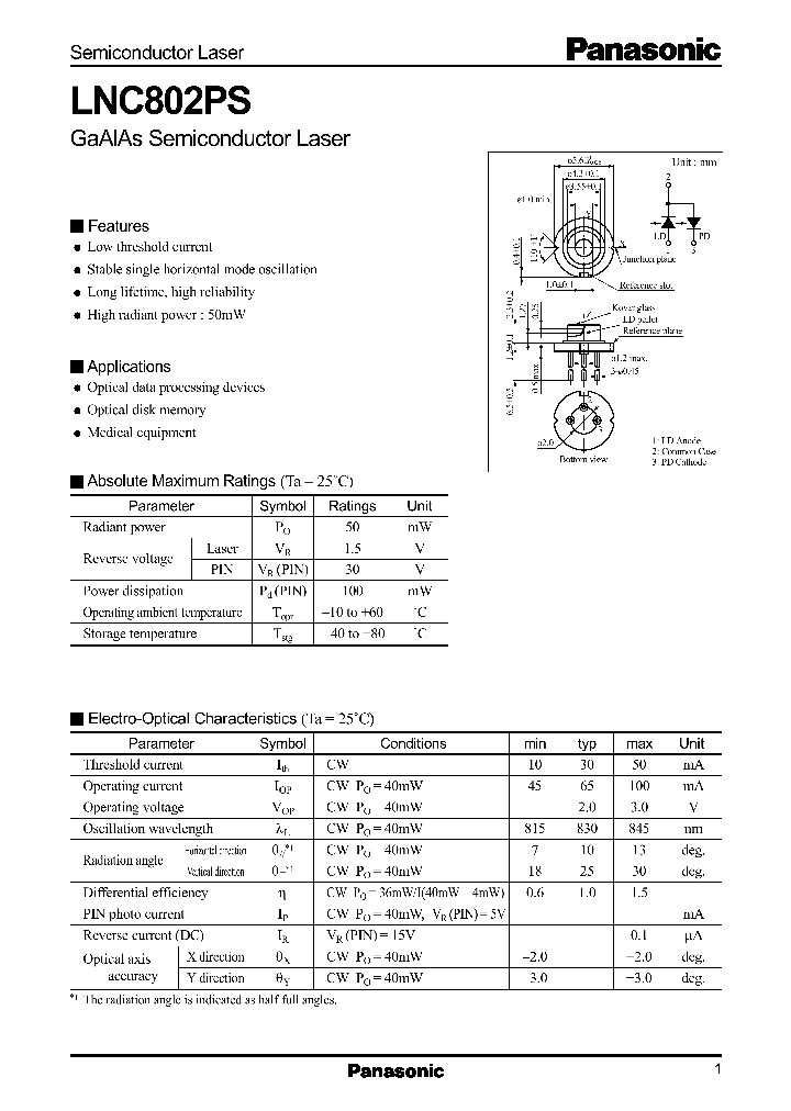 LNC802PS_1266530.PDF Datasheet