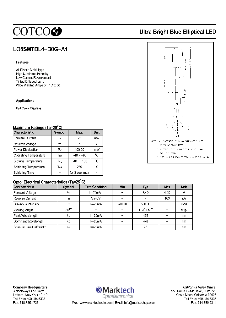 LO5SMTBL4-B0G-A1_1266697.PDF Datasheet