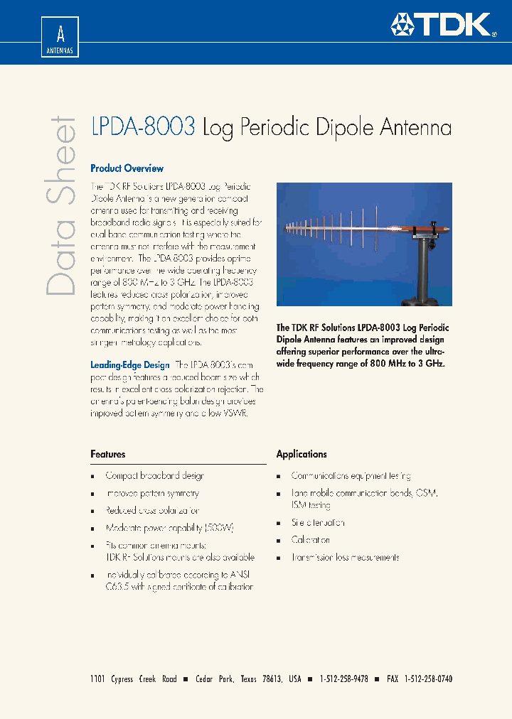 LPDA-8003_1267028.PDF Datasheet