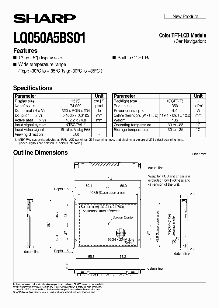 LQ050A5BS01_1267087.PDF Datasheet
