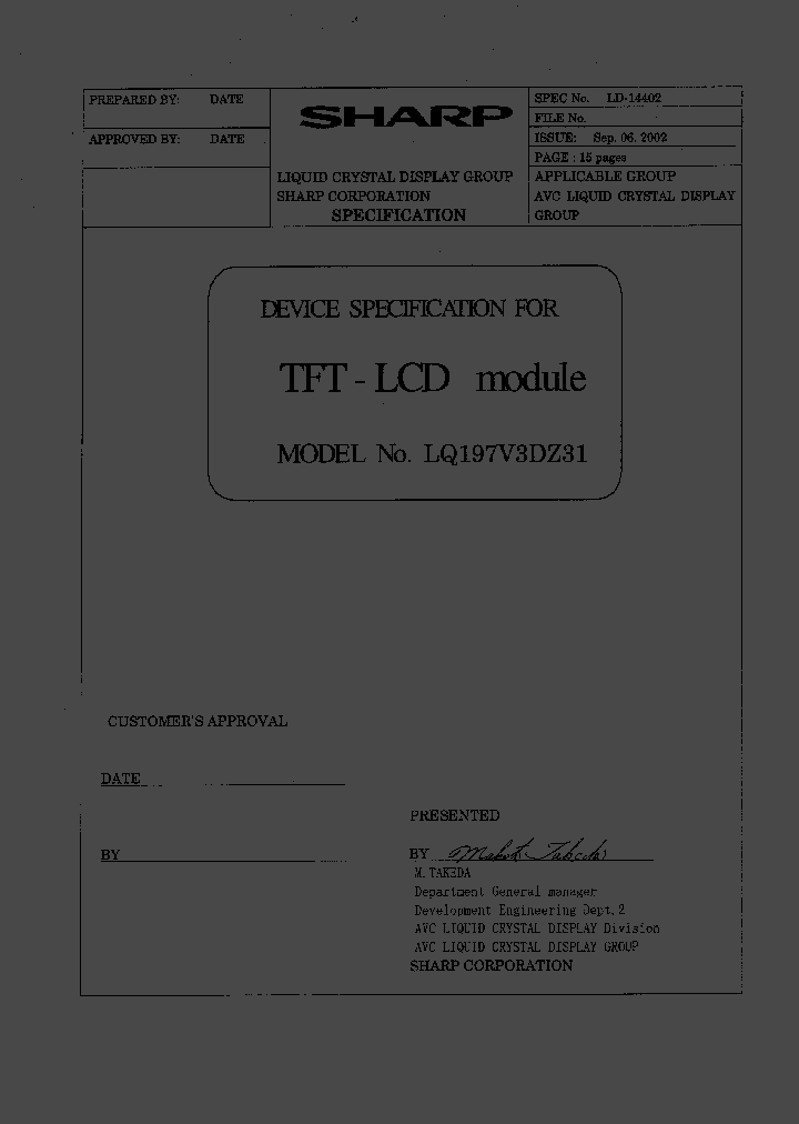 LQ197V3DZ31_1267113.PDF Datasheet