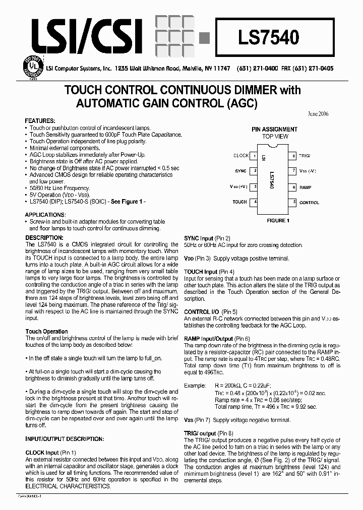 LS7540_1267275.PDF Datasheet