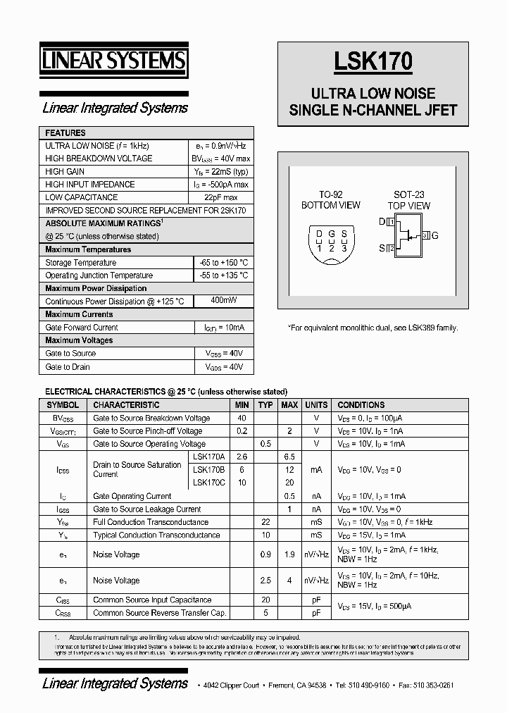 LSK170_1179182.PDF Datasheet