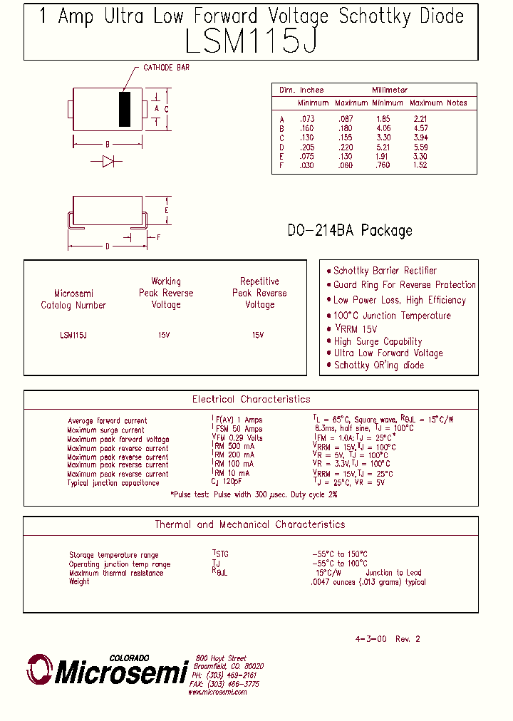 LSM115J_1267310.PDF Datasheet