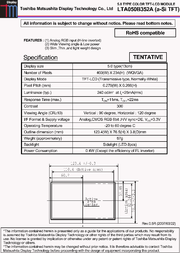 LTA050B352A_1267889.PDF Datasheet