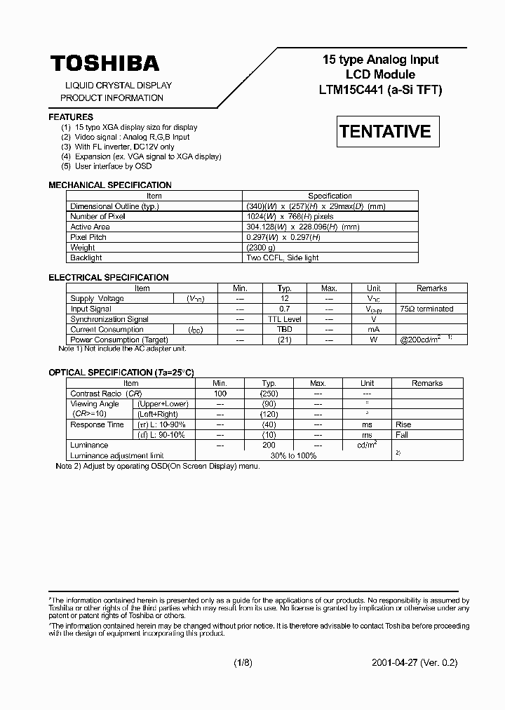 LTM15C441_1268349.PDF Datasheet