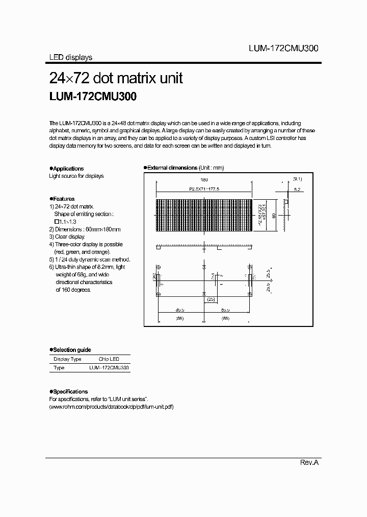 LUM-172CMU300_1268472.PDF Datasheet
