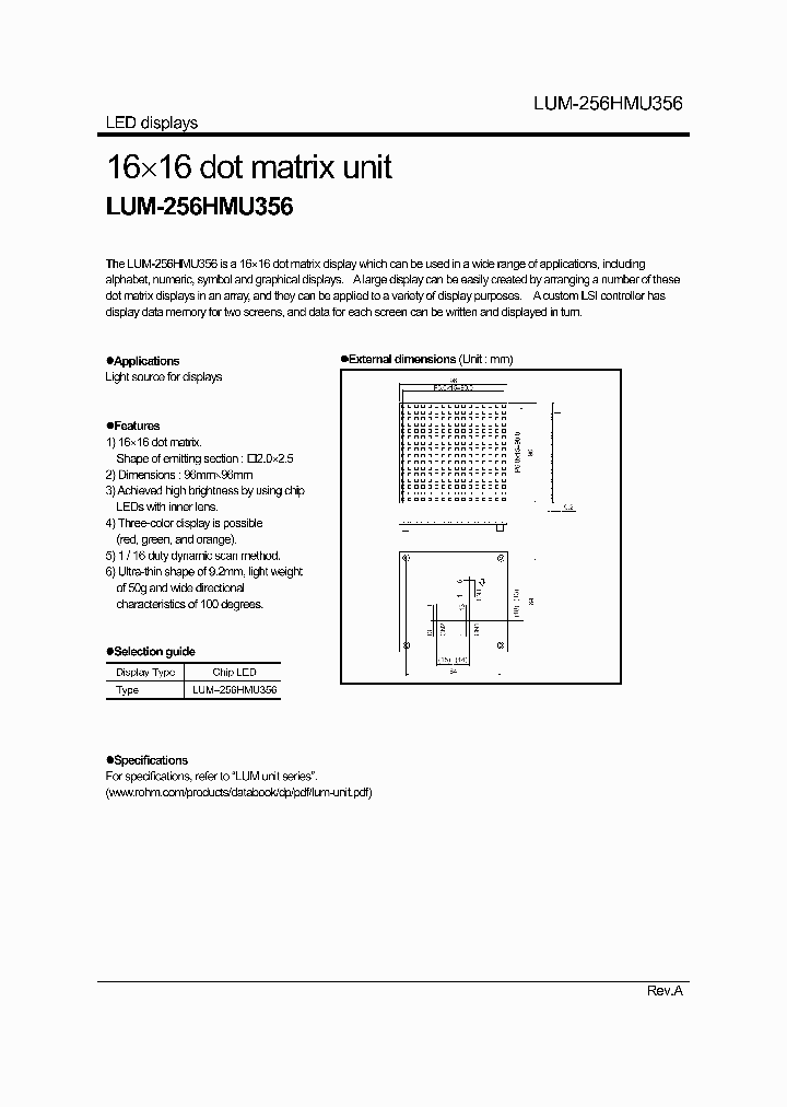 LUM-256HMU356_1268474.PDF Datasheet
