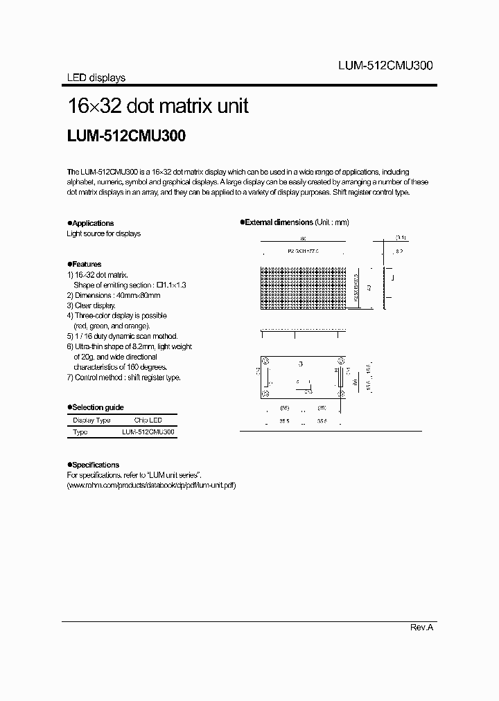 LUM-512CMU300_1268476.PDF Datasheet