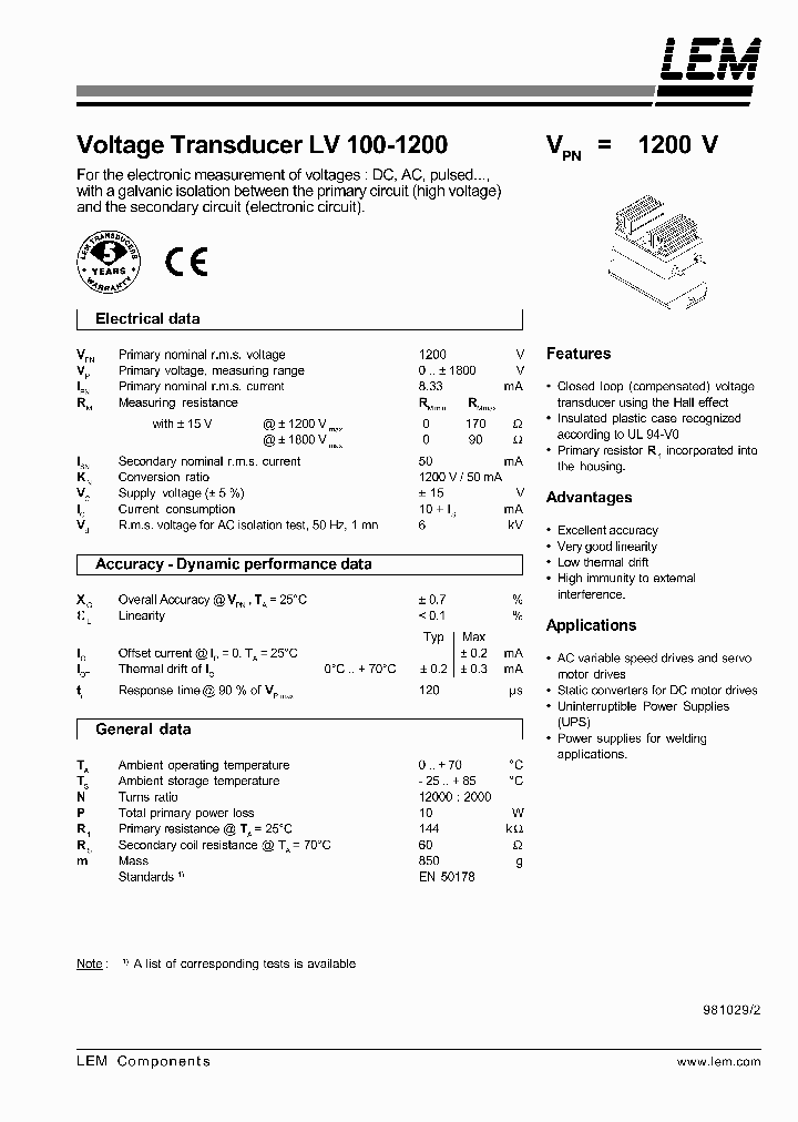 LV100-1200_1268499.PDF Datasheet