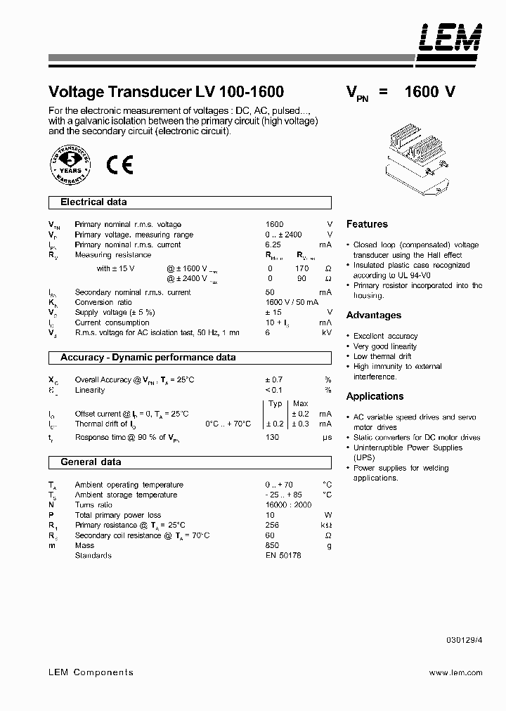 LV100-160003_1268505.PDF Datasheet