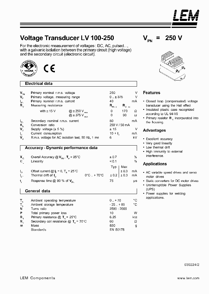 LV100-25003_1268511.PDF Datasheet