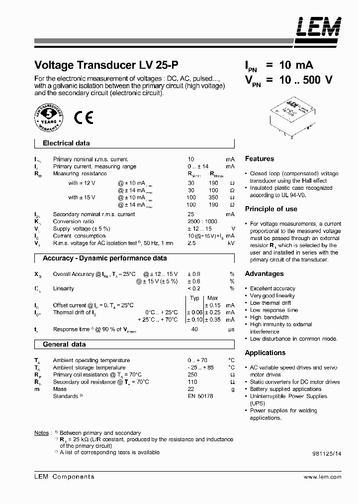 LV25P_1058656.PDF Datasheet