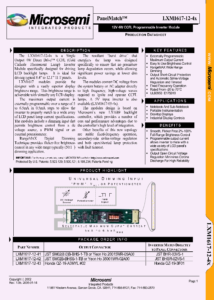 LXM1617-12-4X_1268773.PDF Datasheet