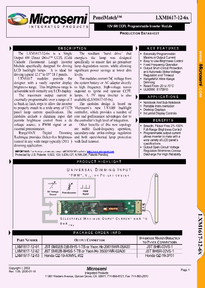 LXM1617-12-6X_1268774.PDF Datasheet