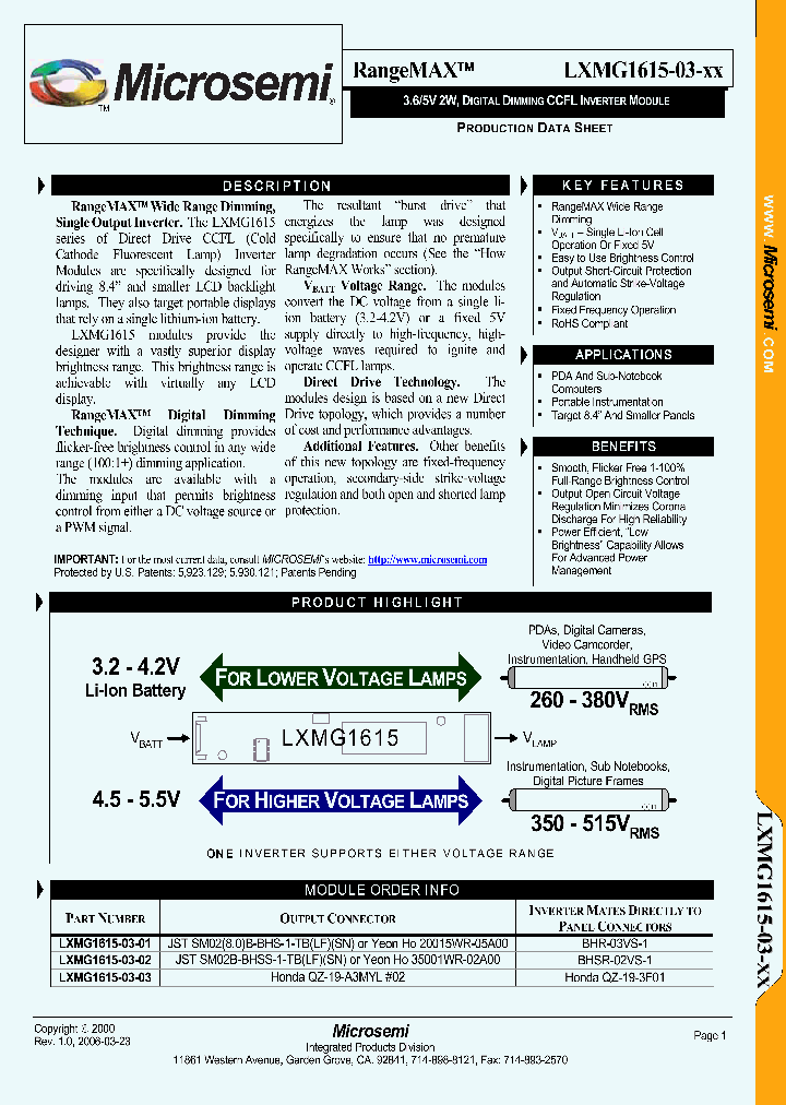 LXMG1615-03-XX_1268796.PDF Datasheet