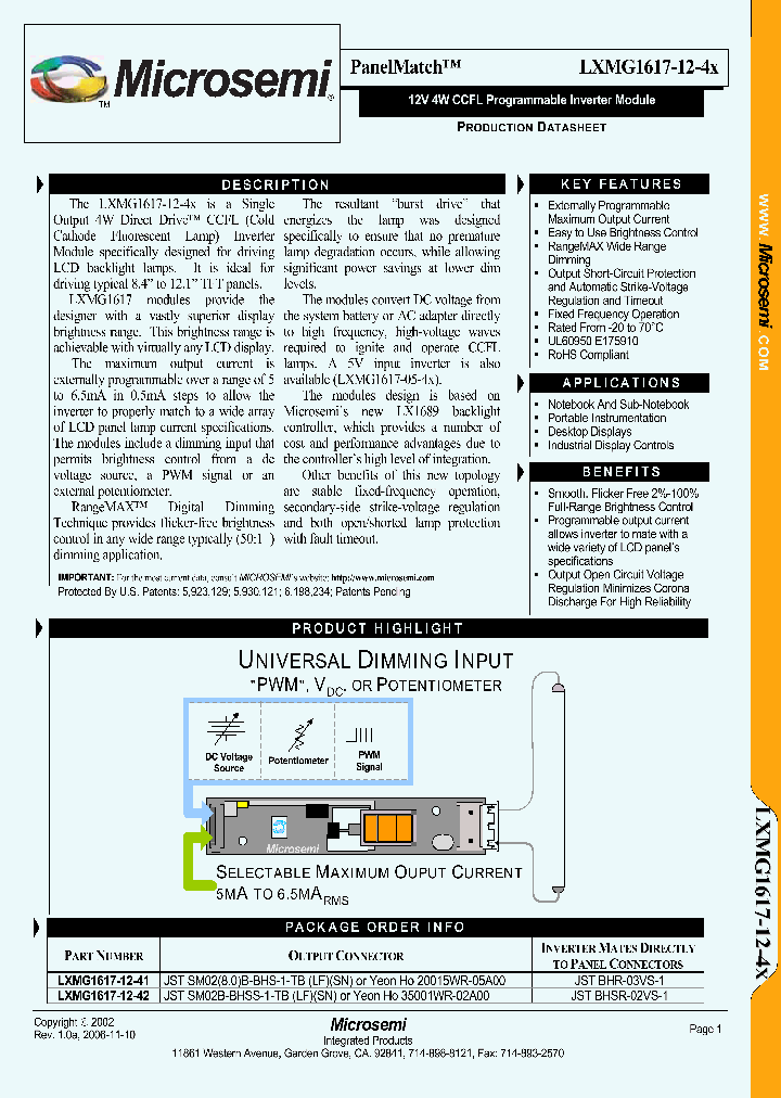 LXMG1617-12-4X_1070067.PDF Datasheet