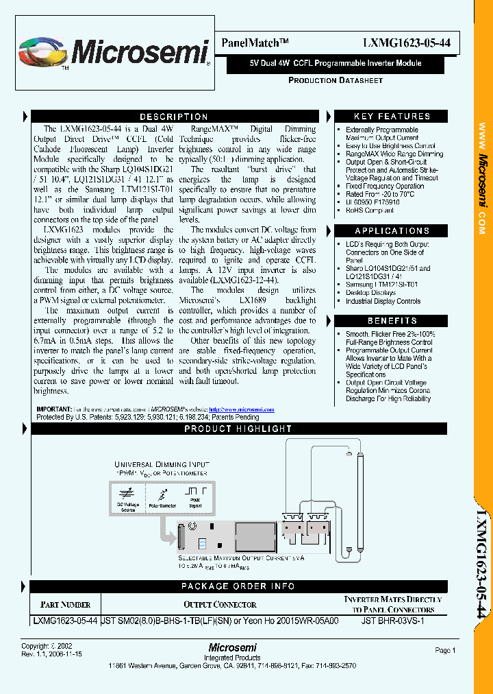 LXMG1623-05-44_1268810.PDF Datasheet