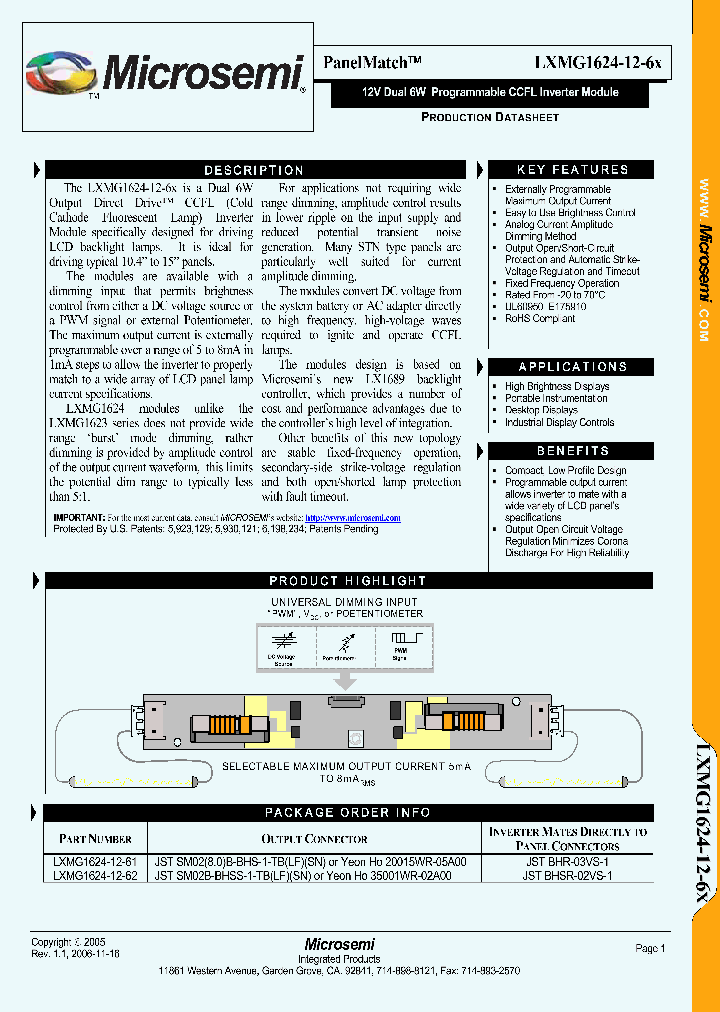 LXMG1624-12-6X_1268817.PDF Datasheet