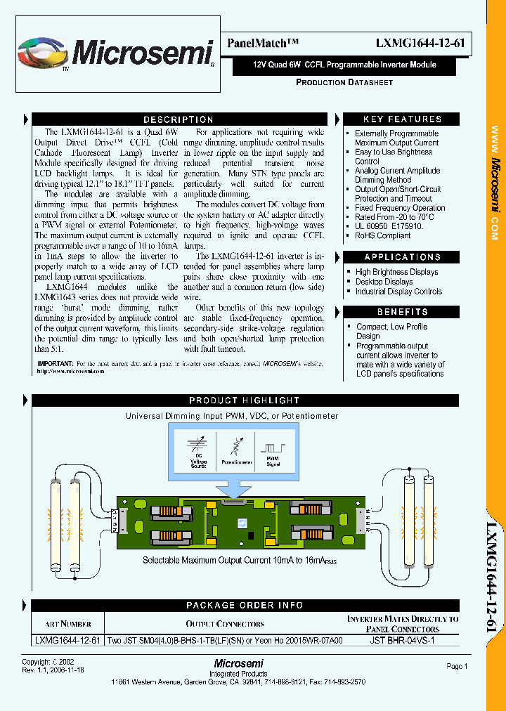 LXMG1644-12-61_1268833.PDF Datasheet