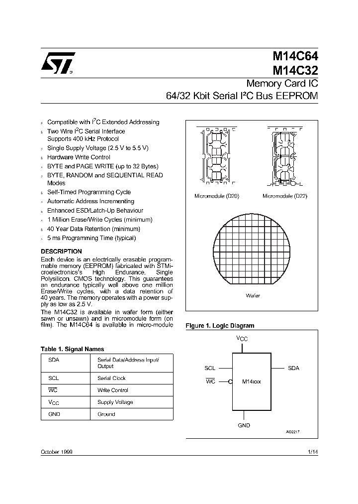 M14C64_1268945.PDF Datasheet