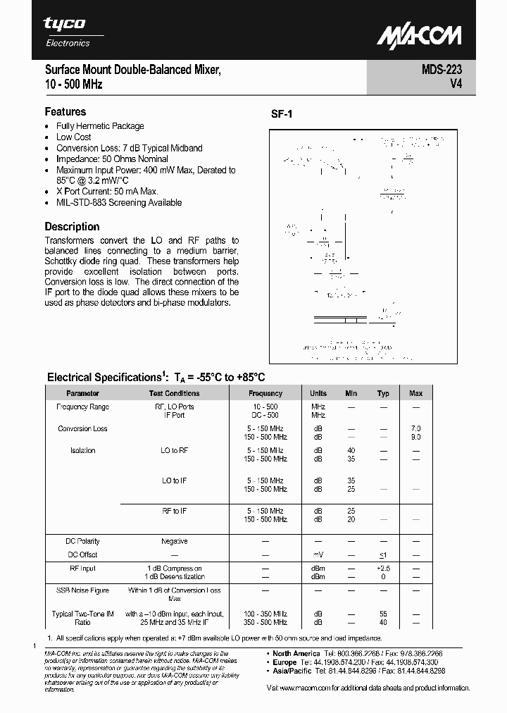 MDS-223PIN_1121926.PDF Datasheet