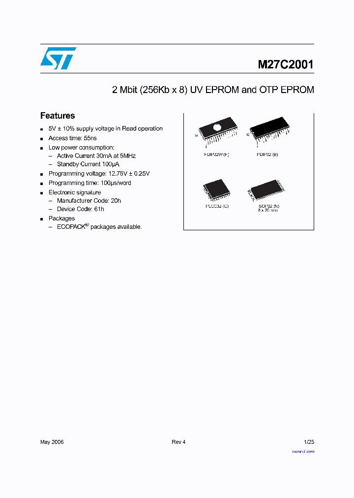 M27C200106_732751.PDF Datasheet