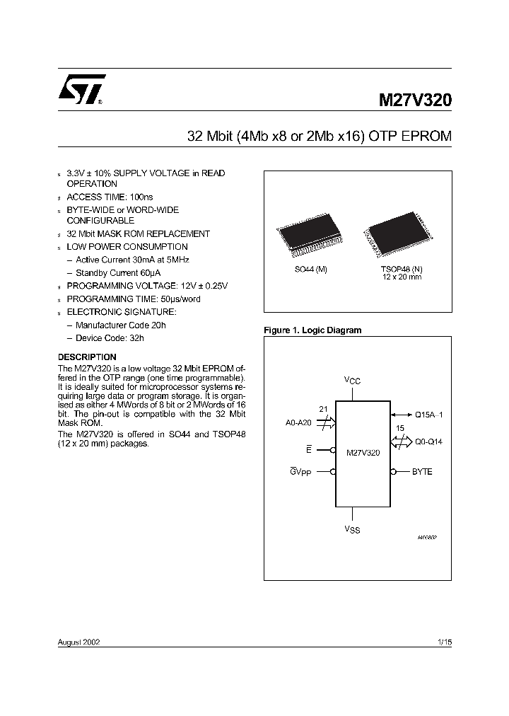 M27V320-150N6_1269131.PDF Datasheet