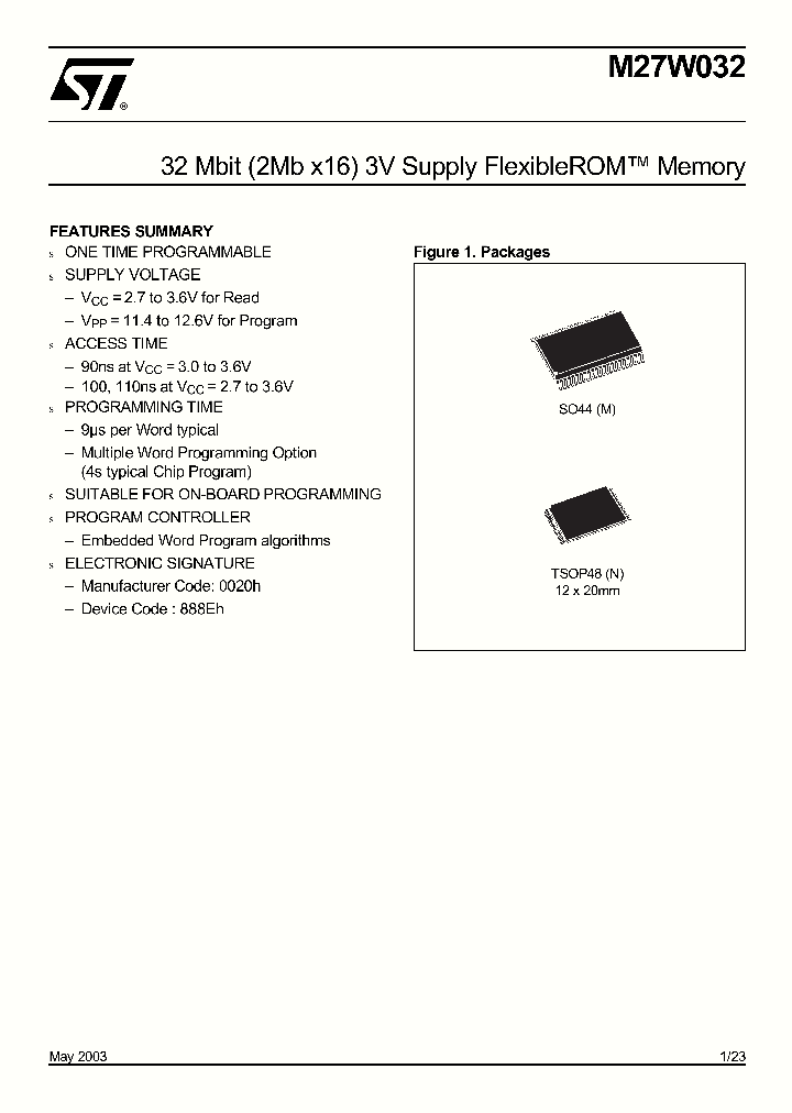 M27W032-110N1T_1269140.PDF Datasheet
