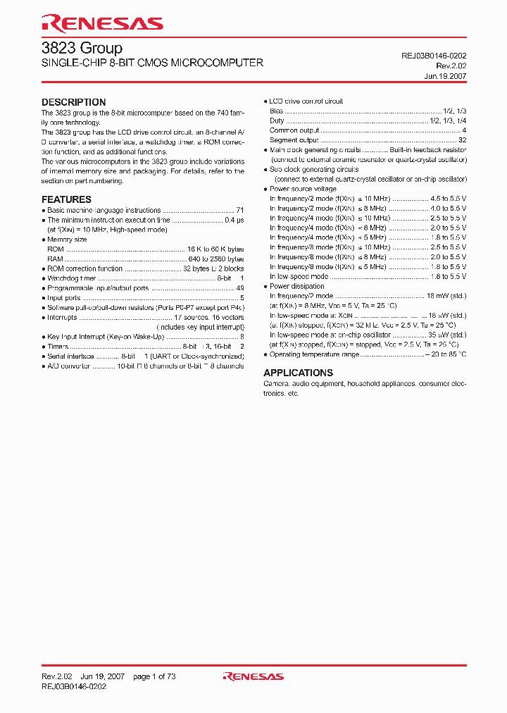 M3823AGF-XXXHP_1269511.PDF Datasheet