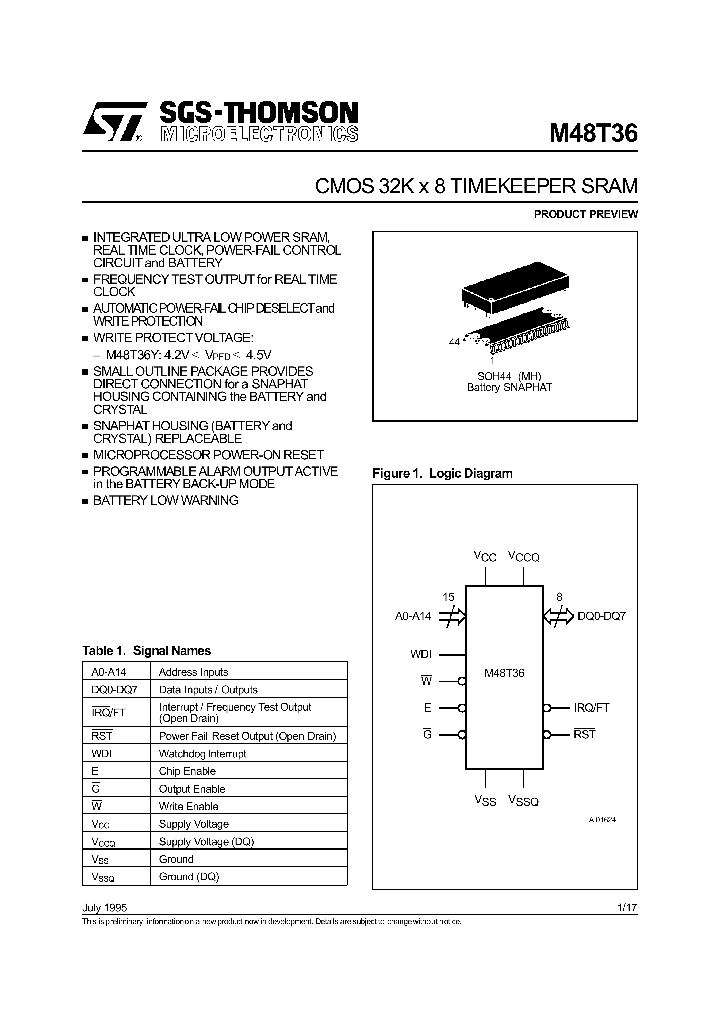 M48T36_1269668.PDF Datasheet