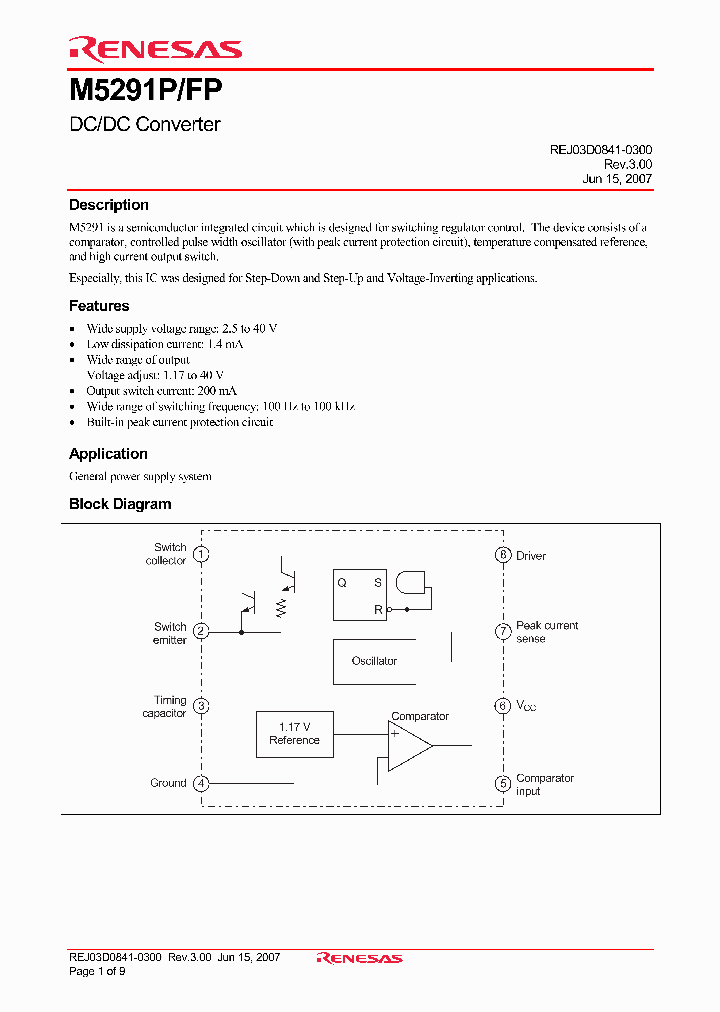 M5291P_1269899.PDF Datasheet