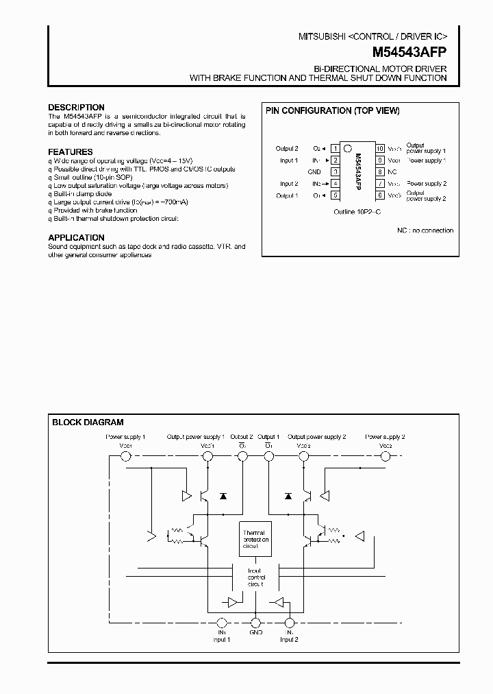 M54543AFP_1269947.PDF Datasheet