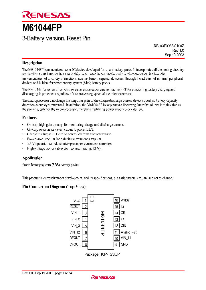 M61044FP_1270236.PDF Datasheet