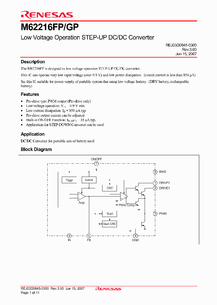 M62216GP_1270292.PDF Datasheet