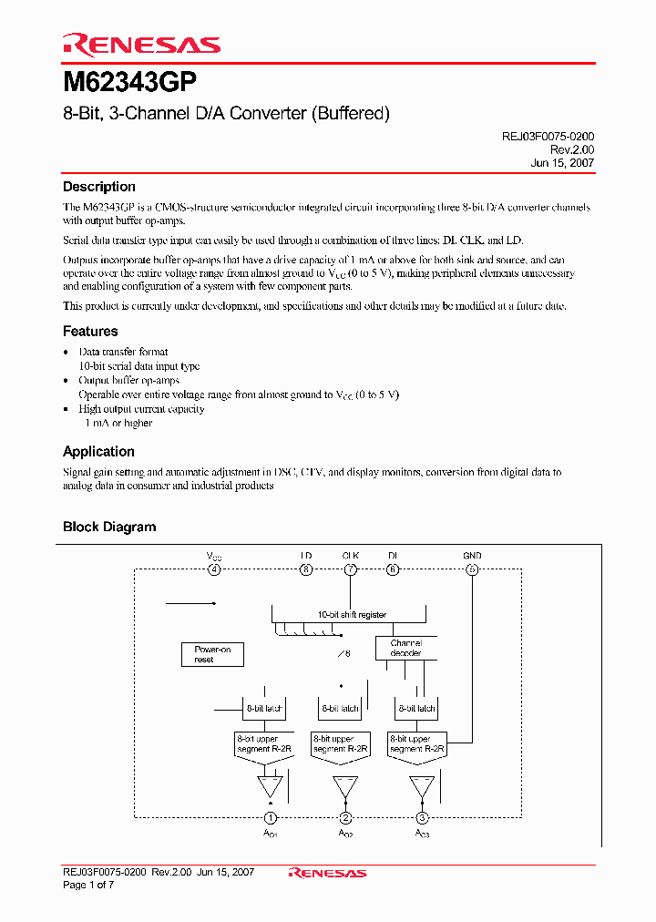 M62343GP_1270325.PDF Datasheet