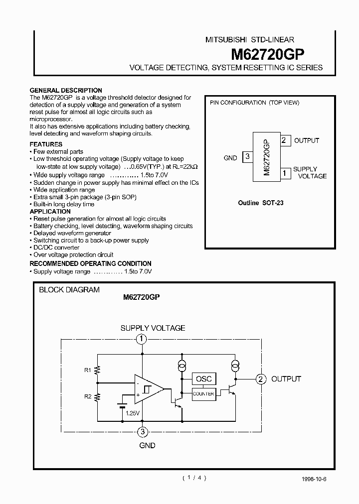 M62720GP_1270387.PDF Datasheet