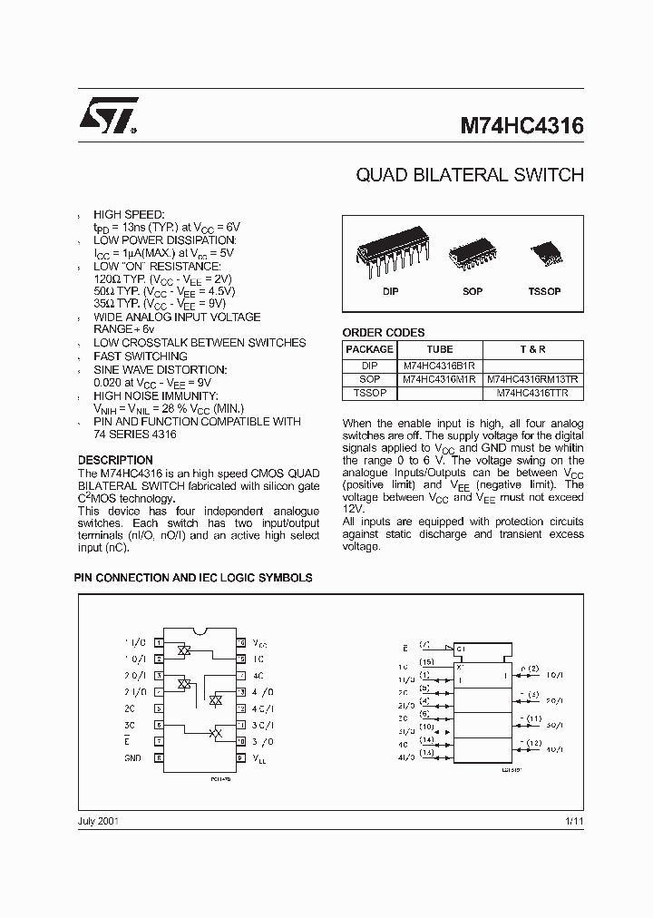 M74HC4316B1R_786840.PDF Datasheet