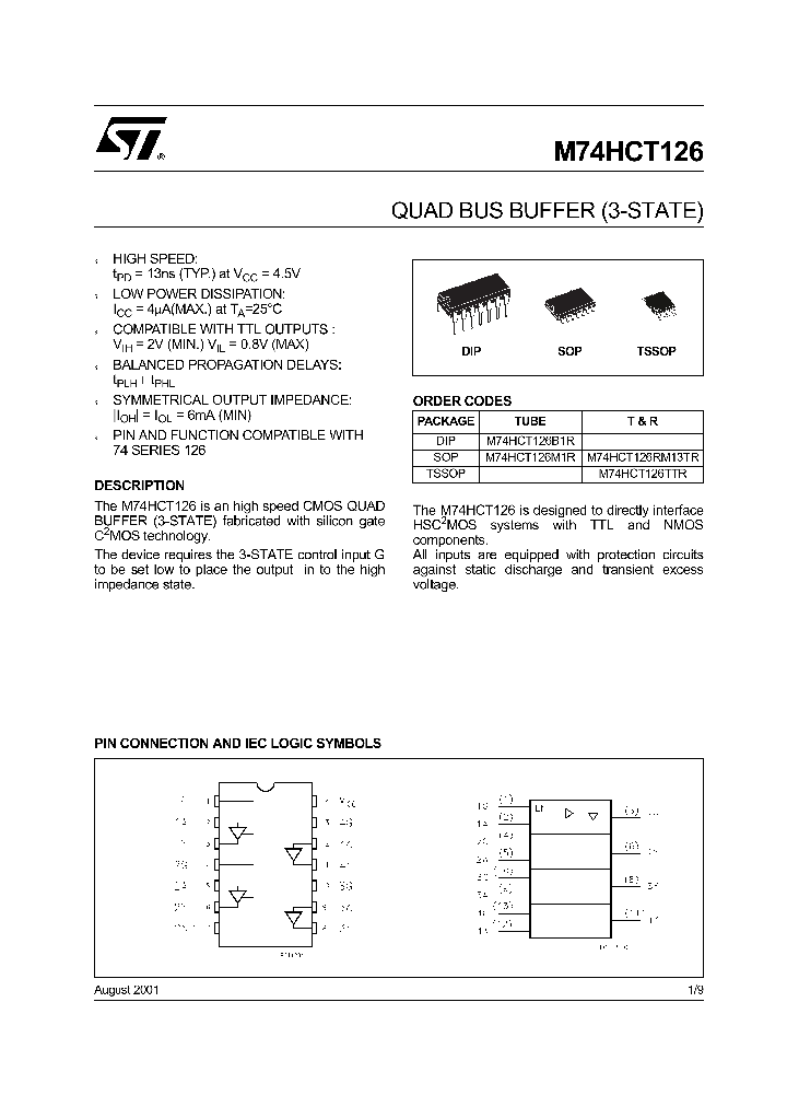 M74HCT126M1R_672430.PDF Datasheet