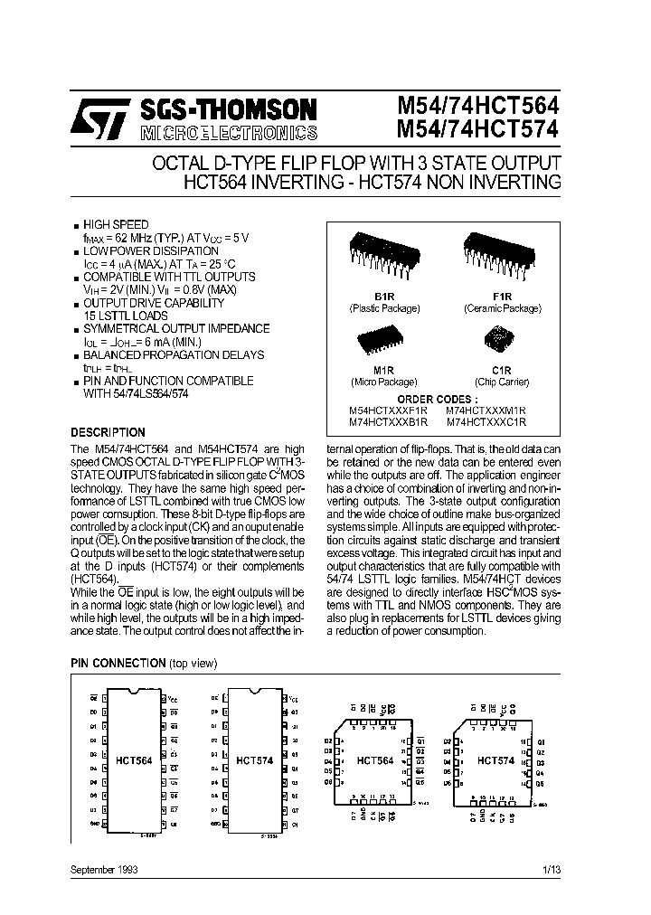 M74HCT574B1R_786896.PDF Datasheet