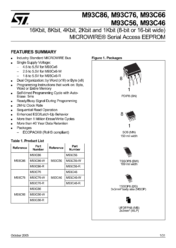 M93C8605_1271055.PDF Datasheet