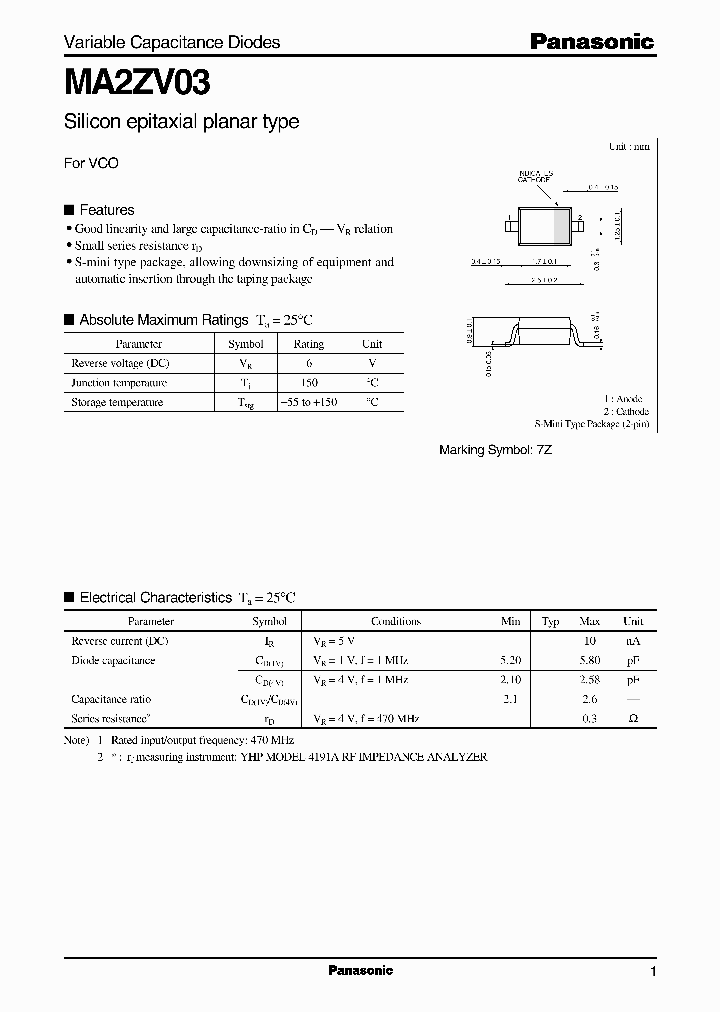 MA2ZV03_1271250.PDF Datasheet