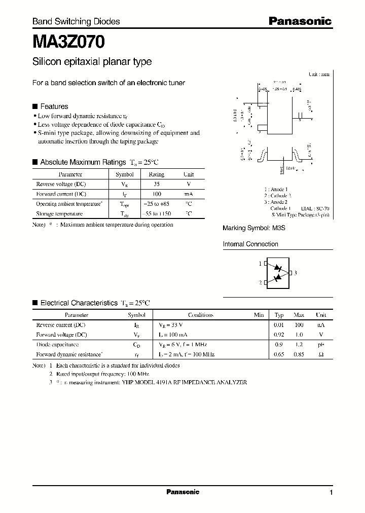 MA3Z070_1271352.PDF Datasheet