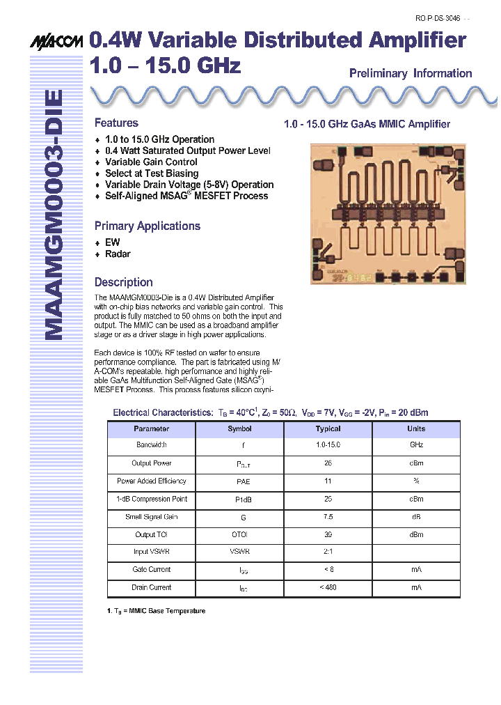 MAAMGM0003-DIE_1271624.PDF Datasheet
