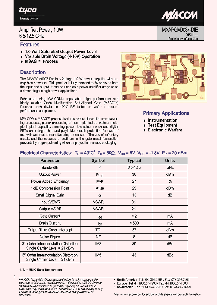 MAAPGM0037-DIE_1271677.PDF Datasheet