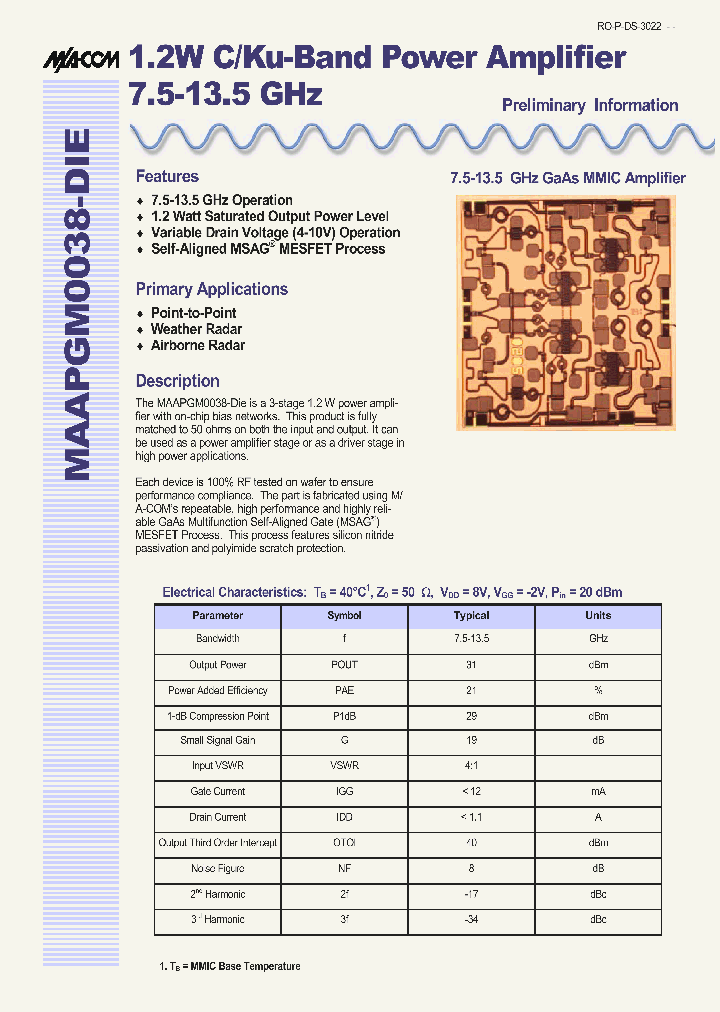 MAAPGM0038-DIE_1271678.PDF Datasheet