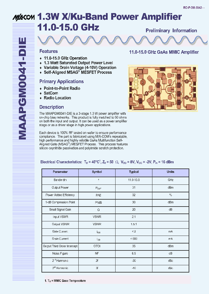 MAAPGM0041-DIE_1271679.PDF Datasheet