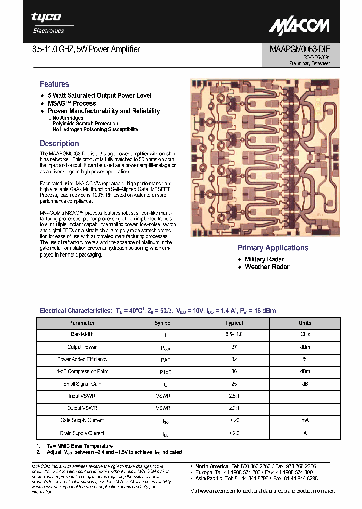 MAAPGM0063-DIE_1271687.PDF Datasheet